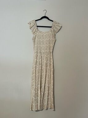 Neuflora • Corrine Cream Floral Maxi Dress